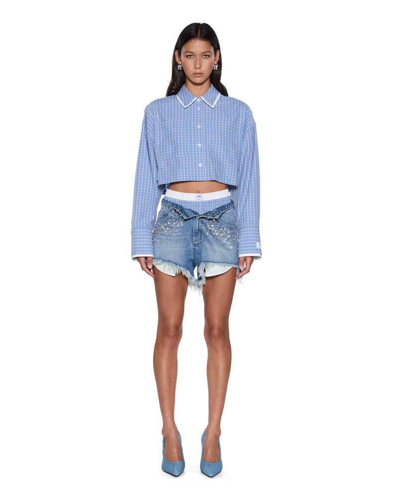 Ksubi BALTER LS SHIRT BLU CHECK outlook