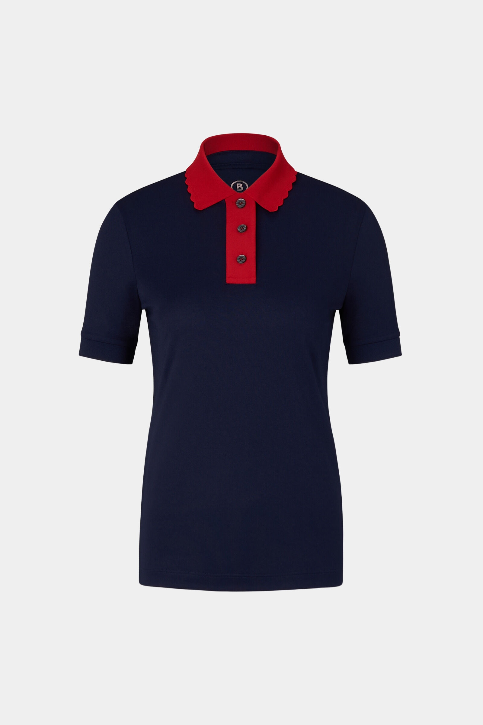 Carole Functional polo shirt in Navy blue/Red - 1