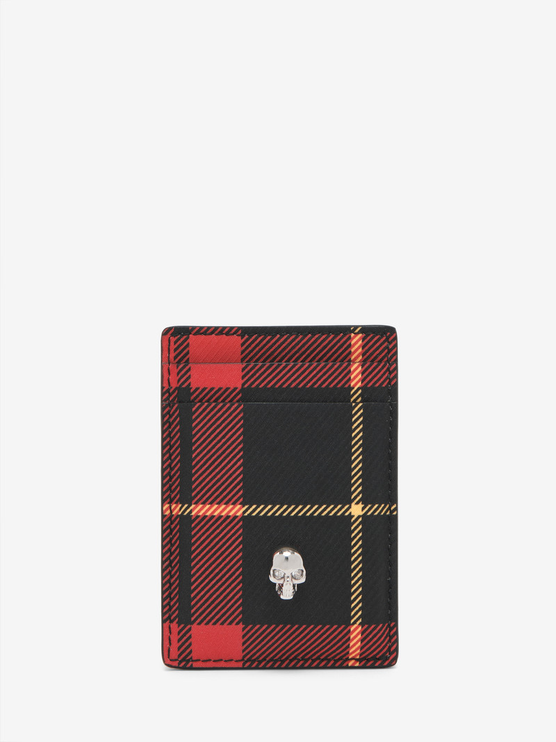 Tartan Magnetic Card Holder 1