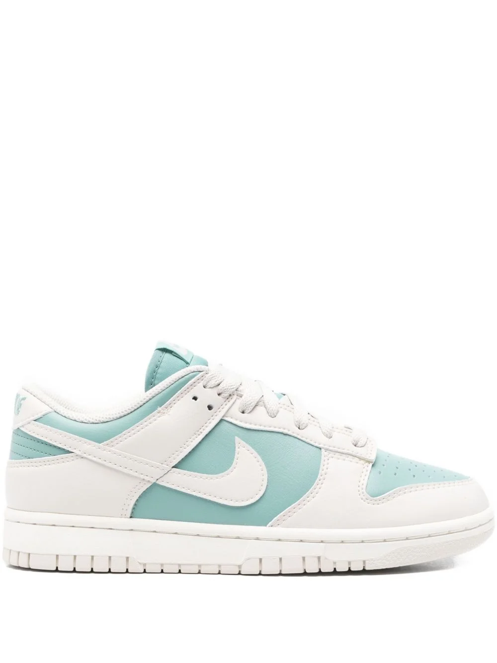 leather panelled low-tops sneakers - 1