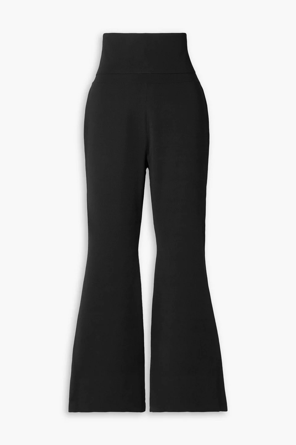 Stretch-knit flared pants - 1