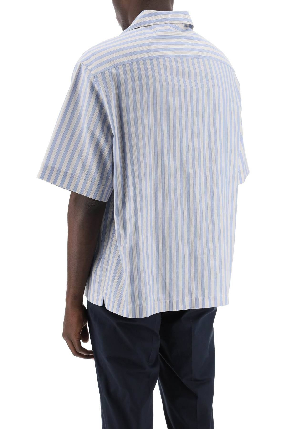 Etro PEGASUS STRIPED BOWLING SHIRT | residenza725 | REVERSIBLE