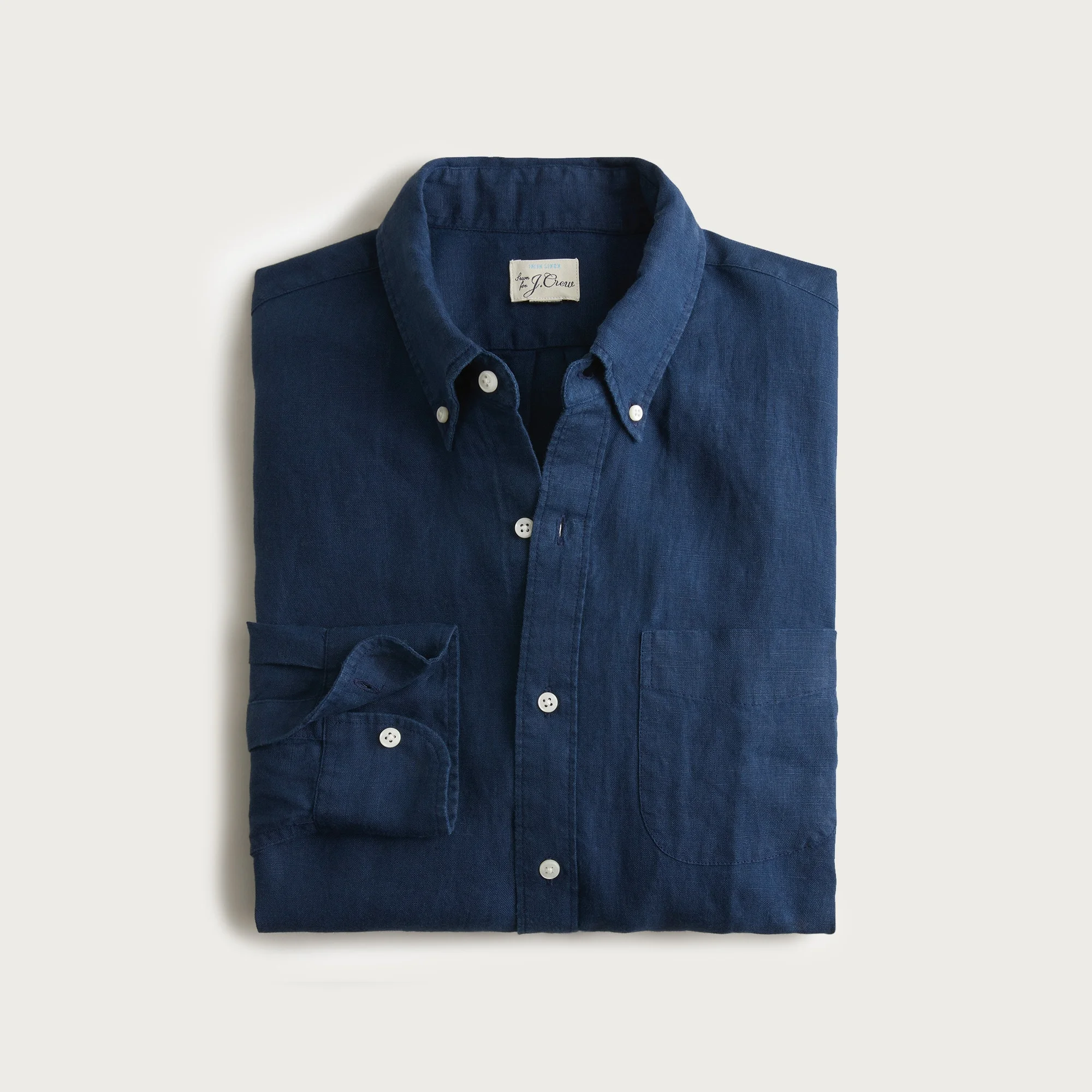 Slim Baird McNutt Irish linen shirt - 1