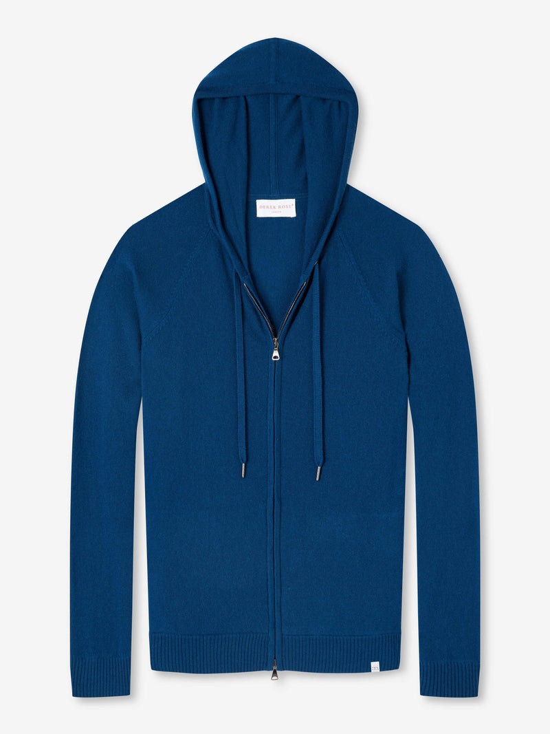 Men's Hoodie Finley Cashmere Ocean Blue - 1