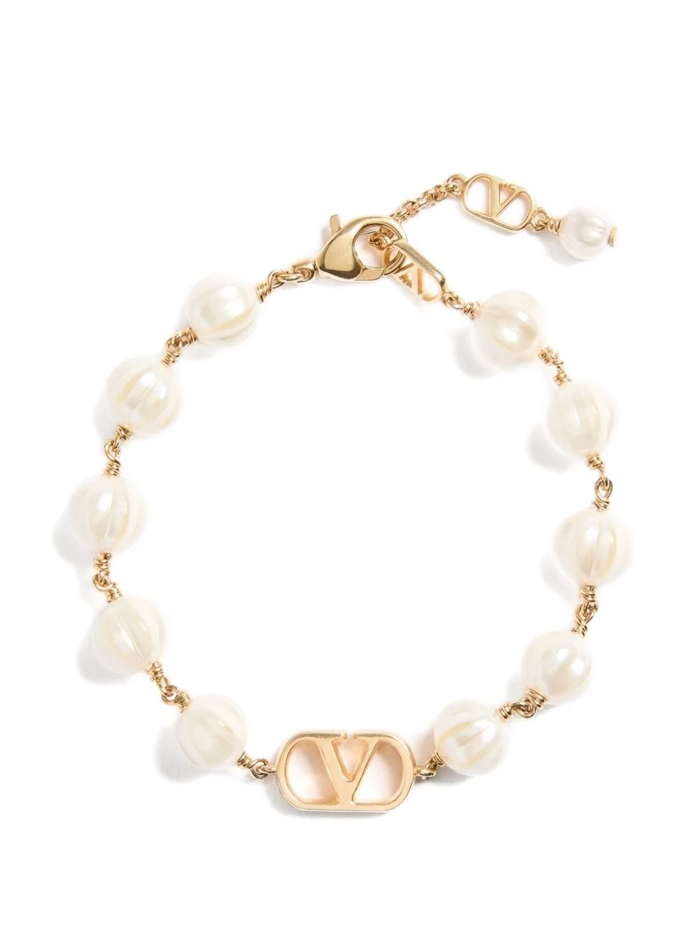 VLogo Signature pearl bracelet - 1