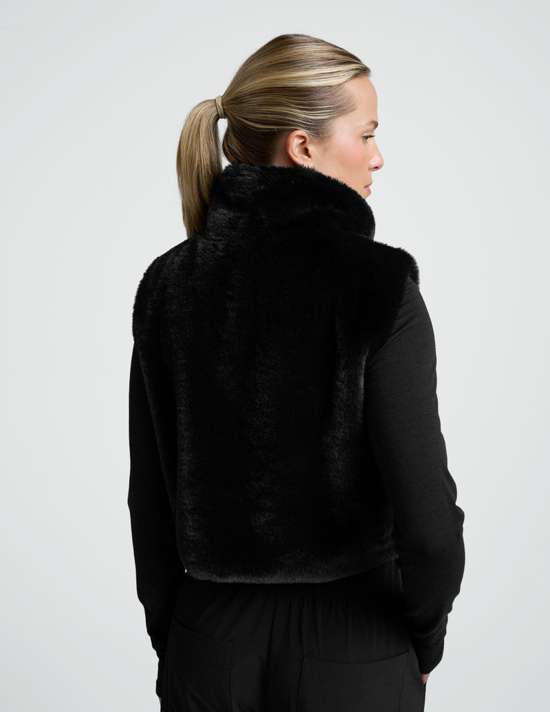 On The List Faux Fur Vest 5