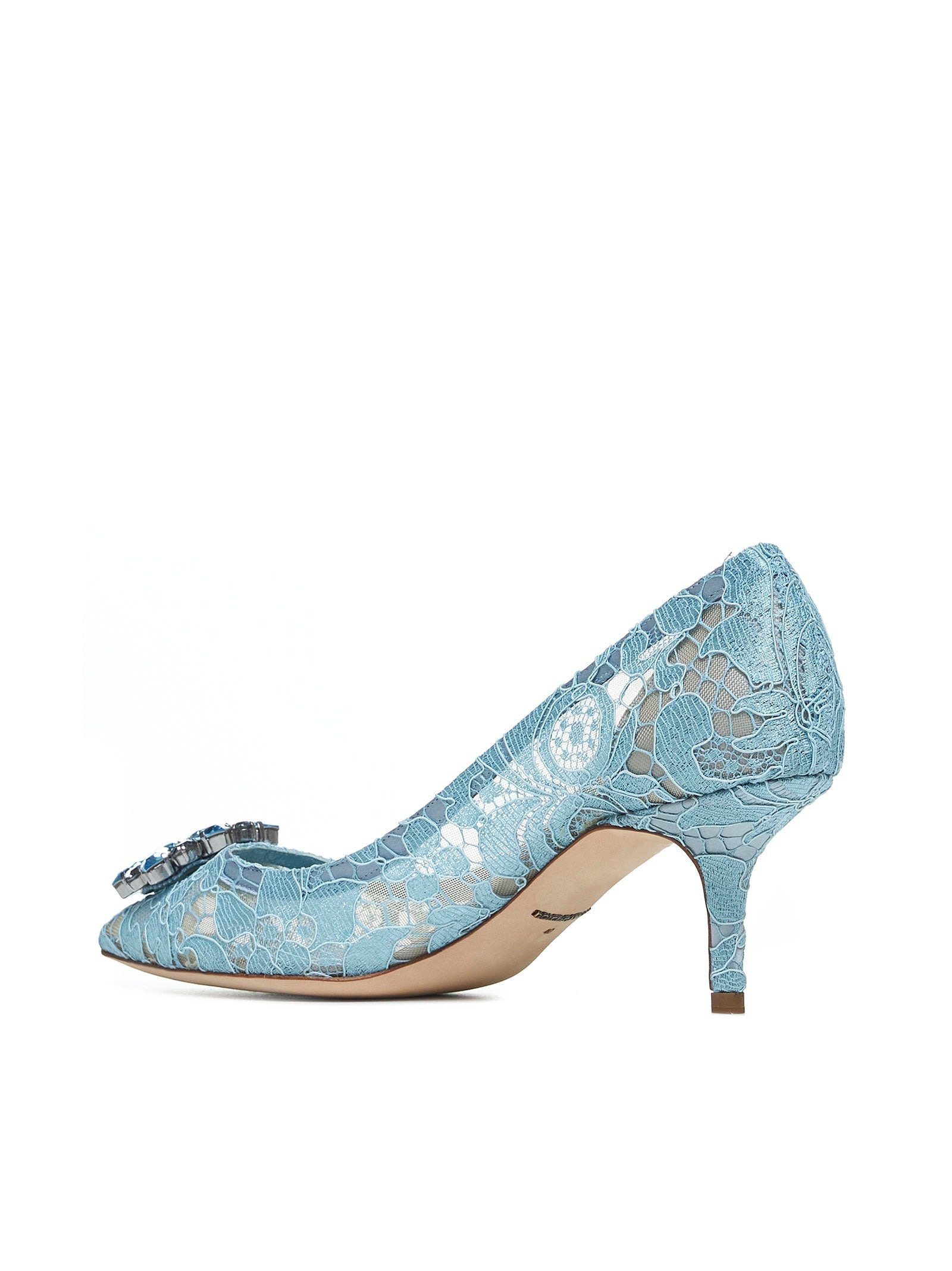 Dolce & Gabbana Women Rainbow Lace Décolleté With Broche - 3