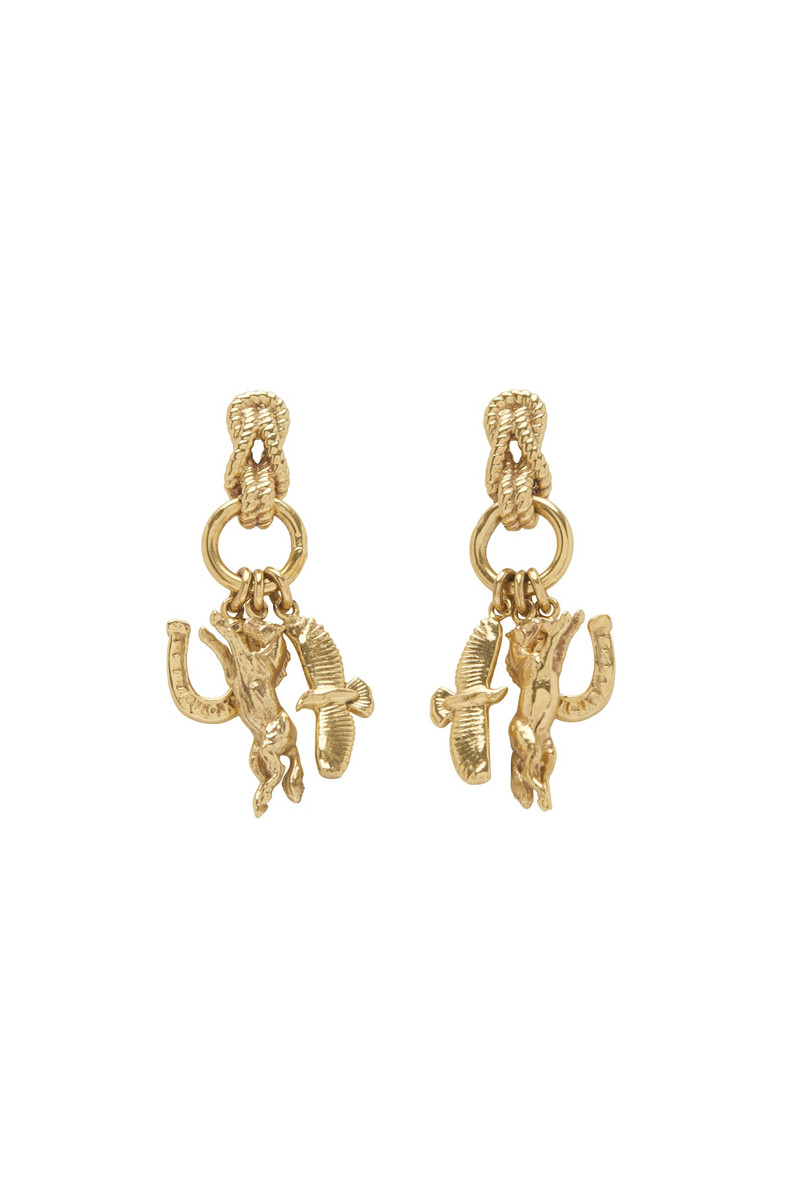 Django Horse Charm Drop Earrings 1