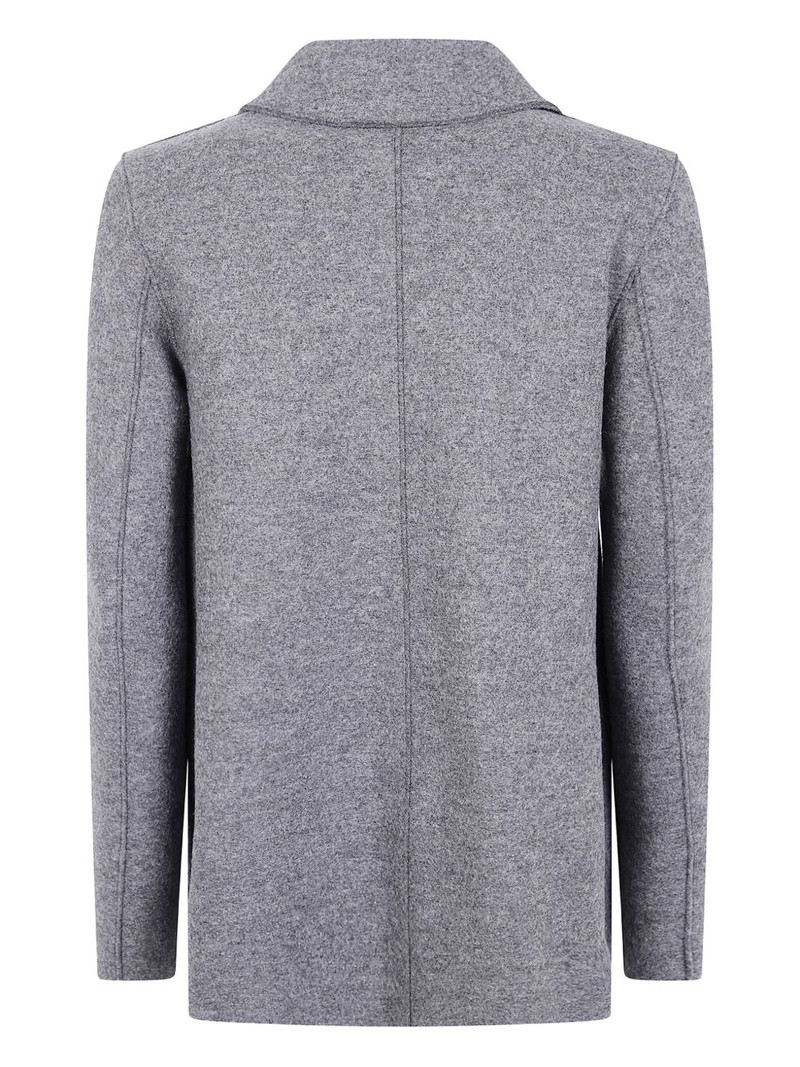 Harris Wharf London double-breasted wool coat outlook