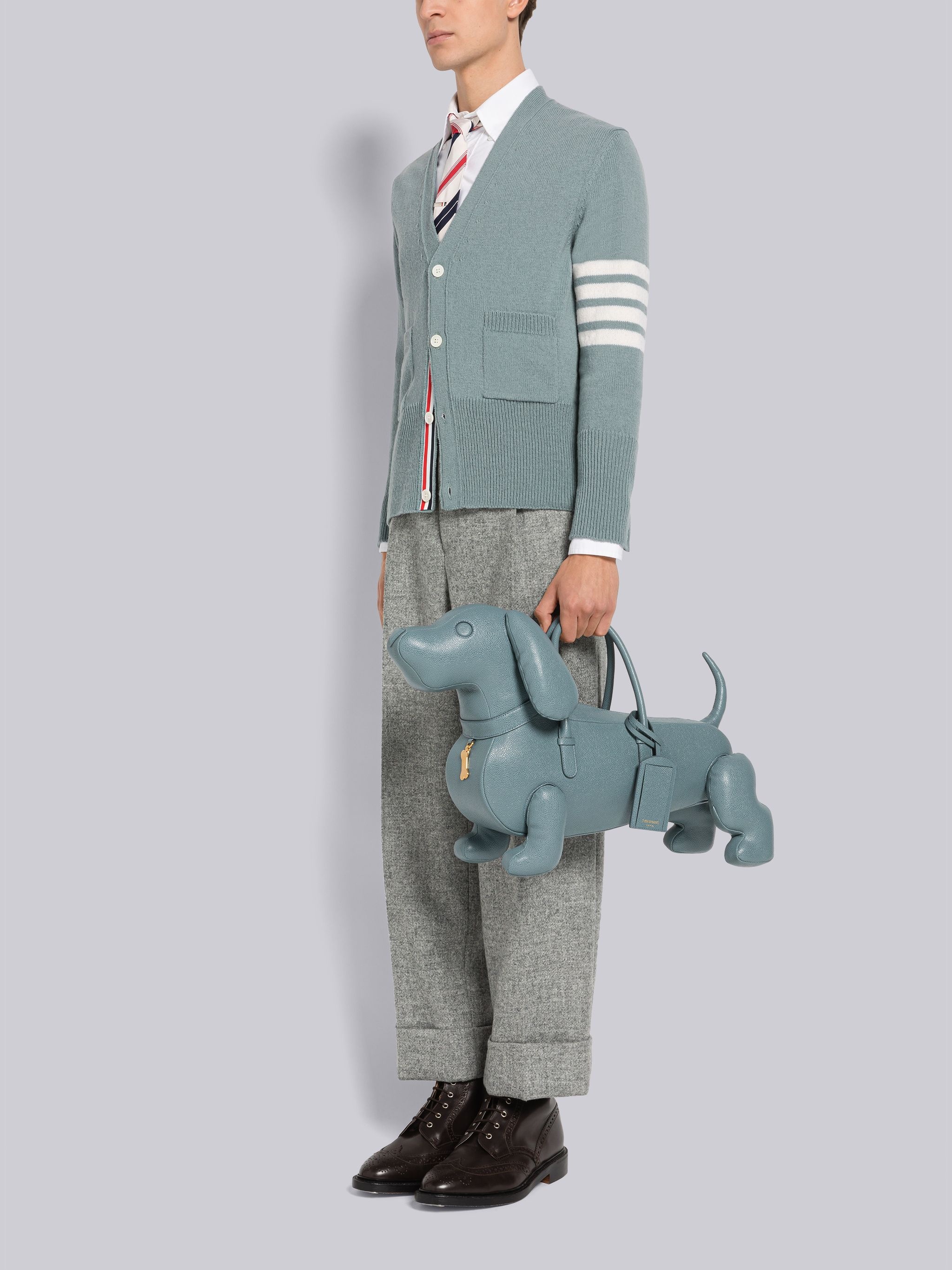 Pebble Grain Leather Hector Bag - 6
