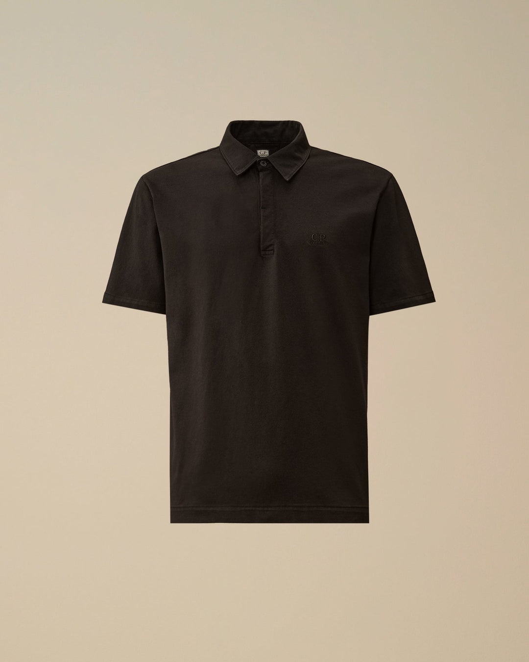 CP COMPANY｜SHORT-SLEEVED PIQUE/COLLAR (1020 Jersey Shor C.P. Company Short Sleeve Jersey Polo | club21 | REVERSIBLE
