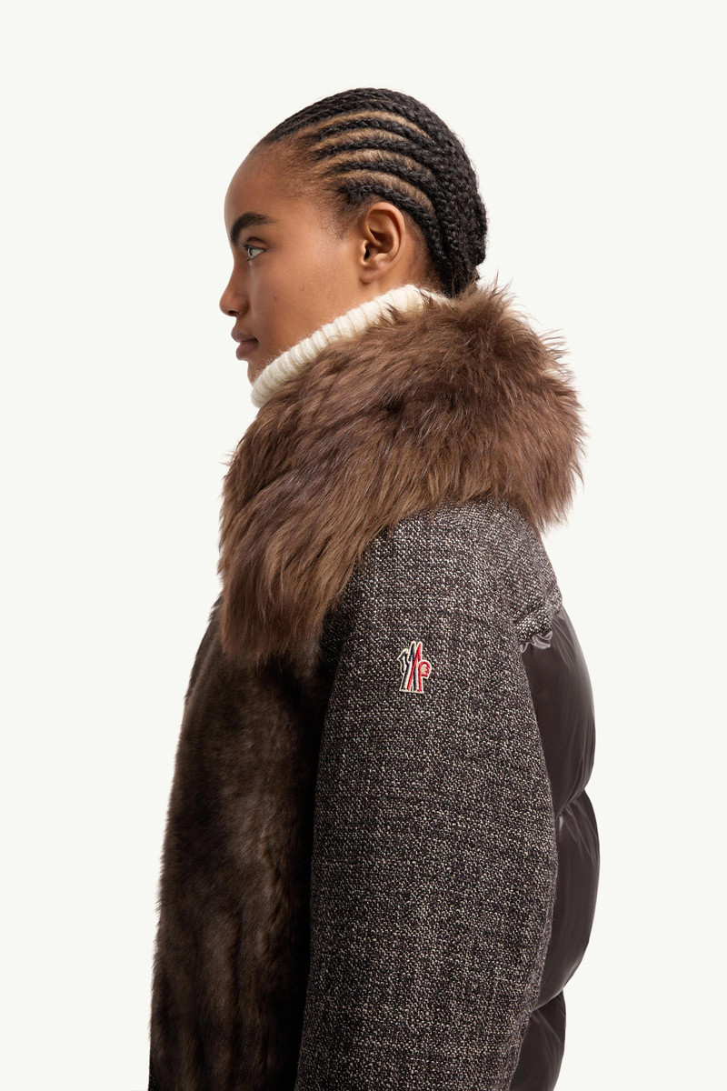 Faite Shearling & Wool Short Down Jacket 3