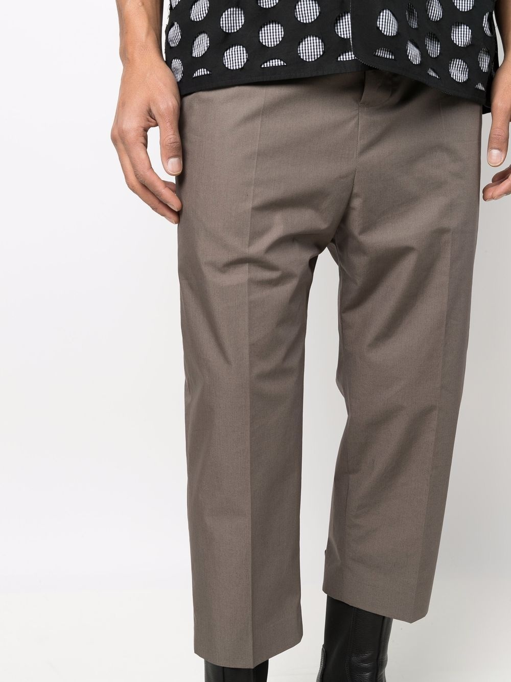 tailored cropped trousers - 5