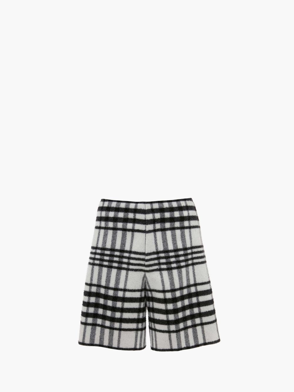 TARTAN CHECK WIDE LEG SHORTS - 1