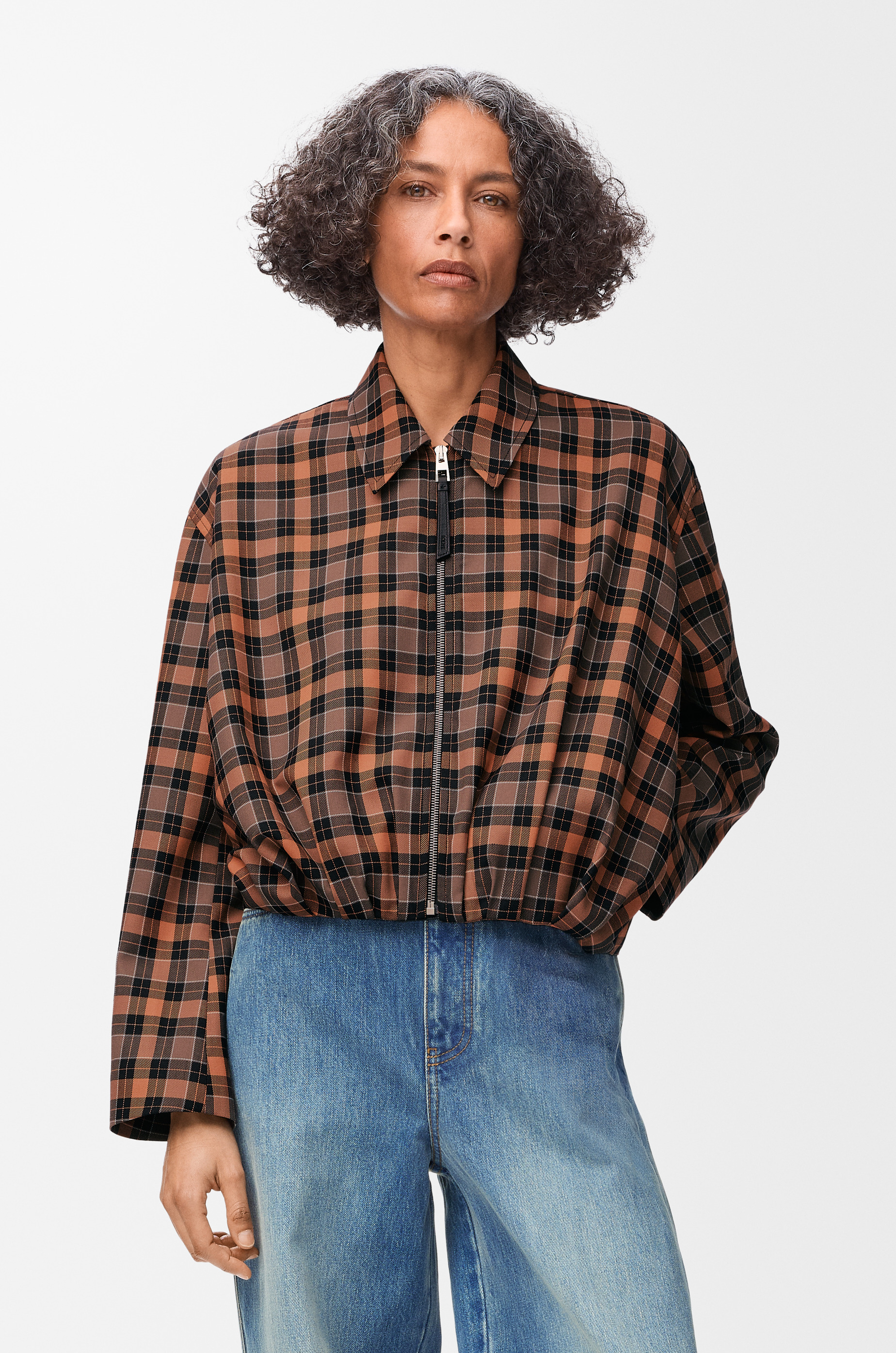 Draped jacket in wool blend - 3