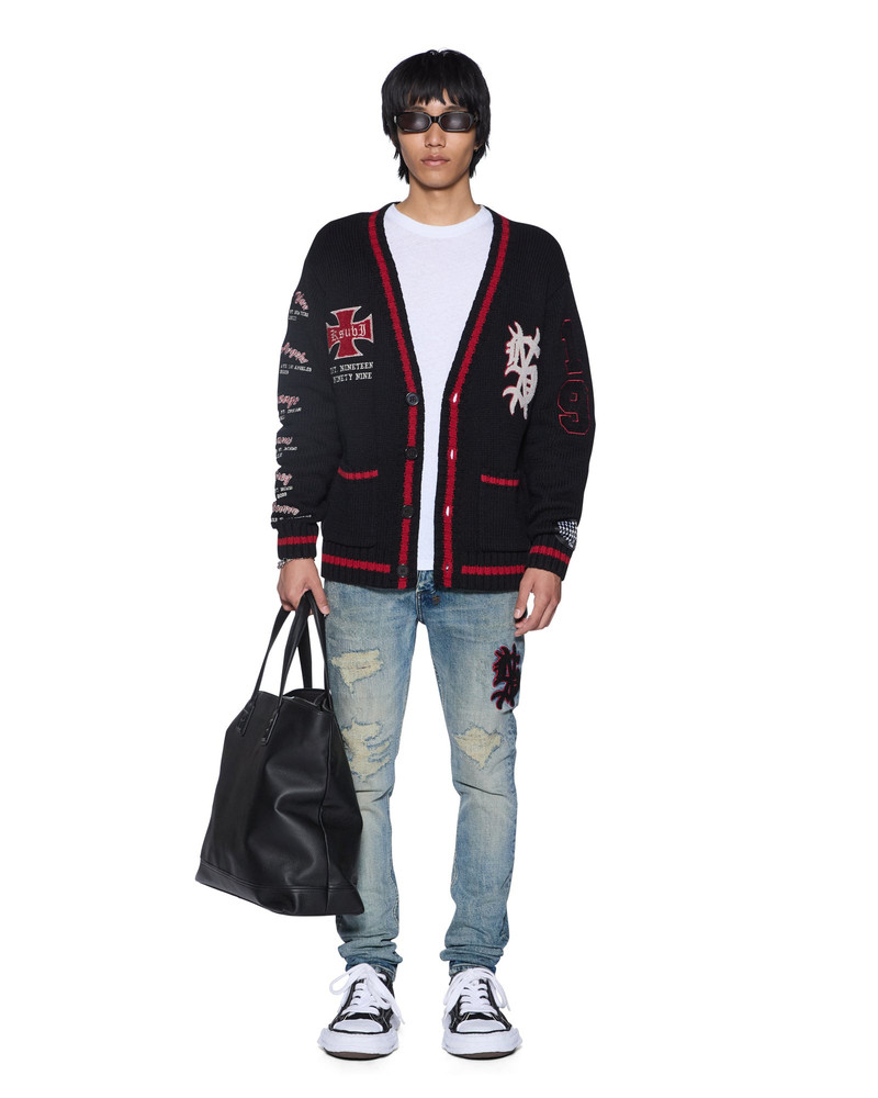 Ksubi LEAGUE CARDIGAN BLACK outlook