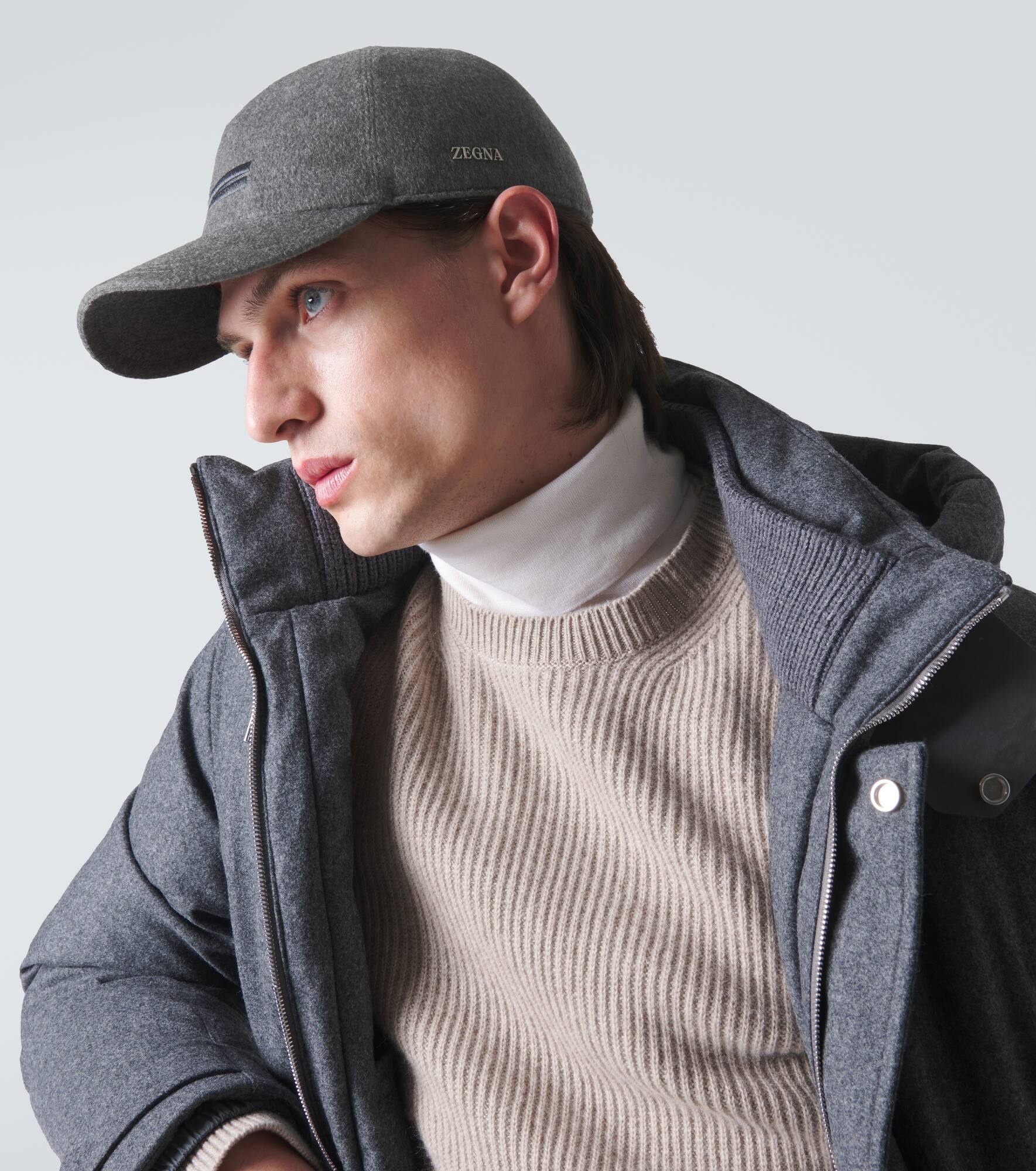 Cashmere baseball cap - 3