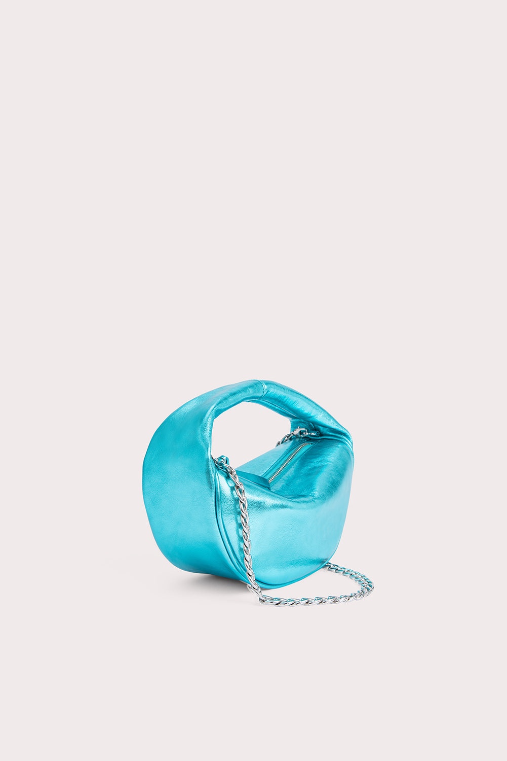 Baby Cush Aquamarine Metallic Leather - 2