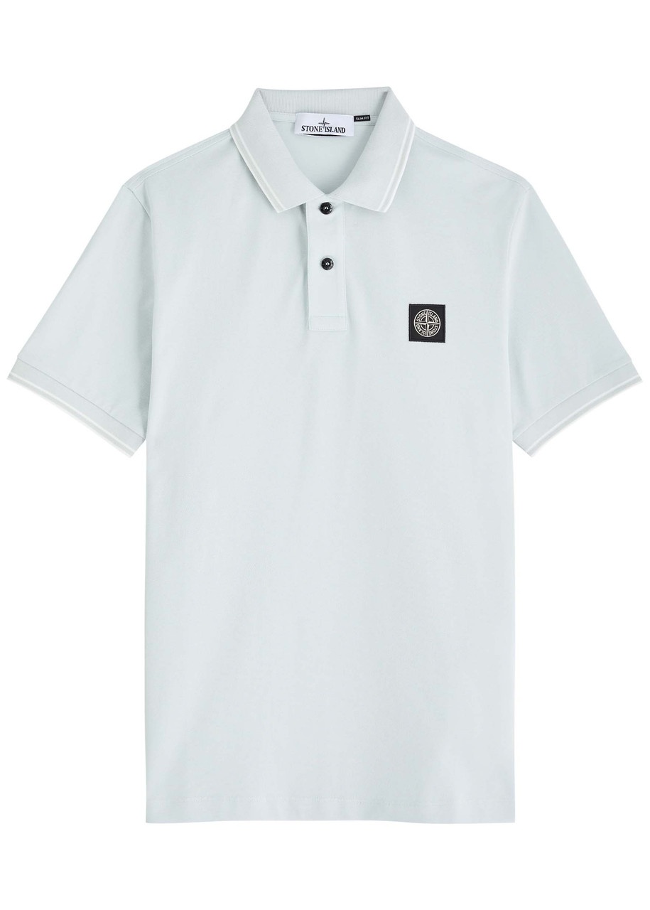 Stone Island Piqué Cotton Polo Shirt - 1
