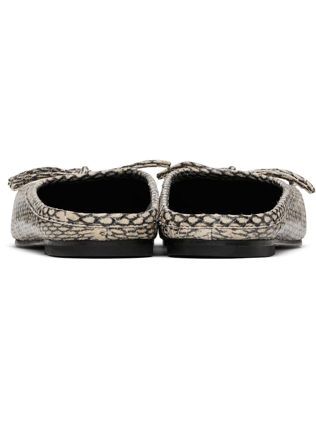 Beige 'The flat Ballet mules' Flats - 2