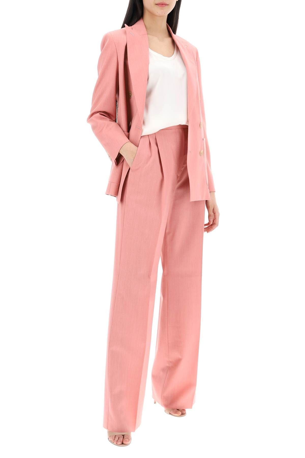 DURANTE WIDE LEG TAILORING PANTS - 2