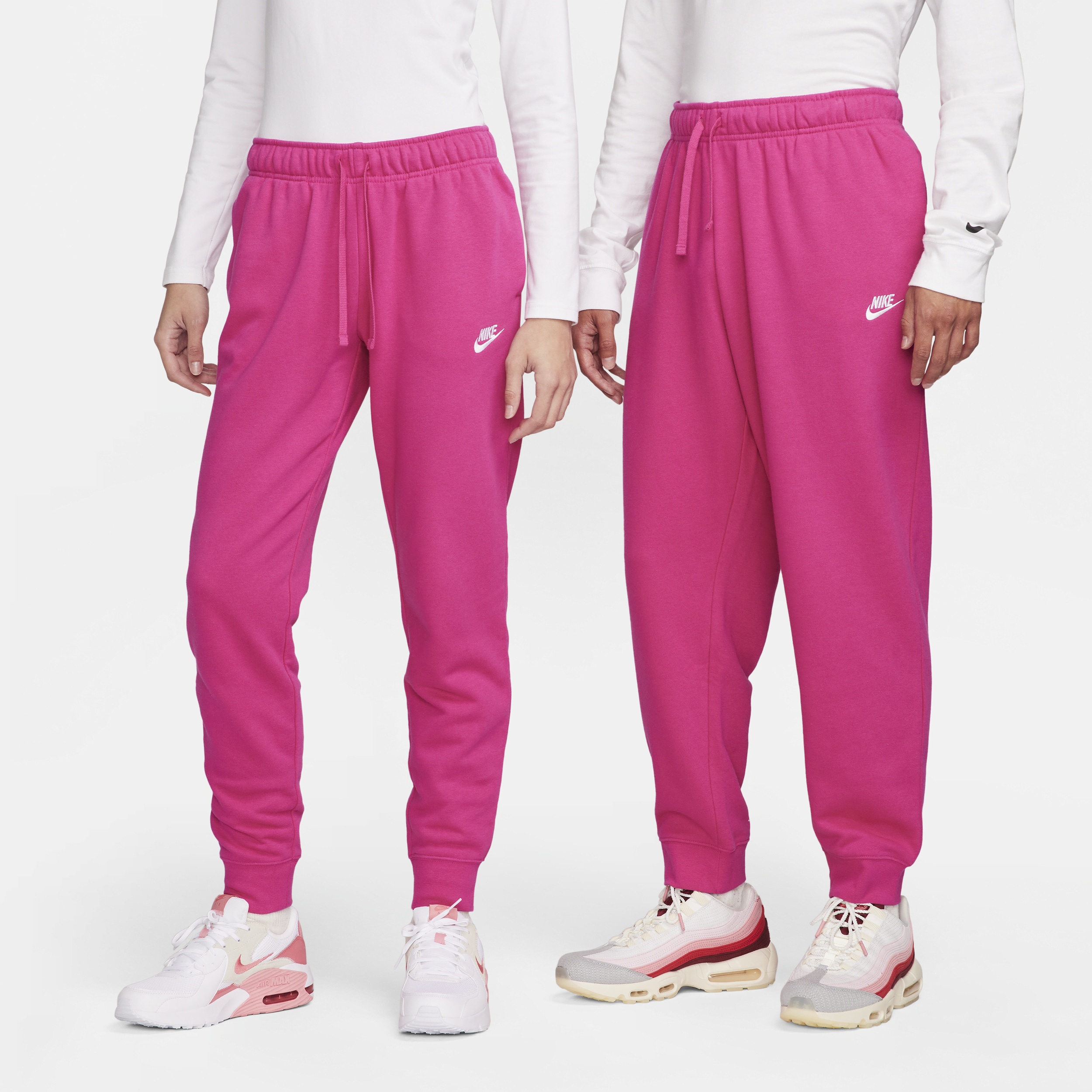 Women's Nike Sportswear Club Fleece Mid-Rise Jogger Pants - 1