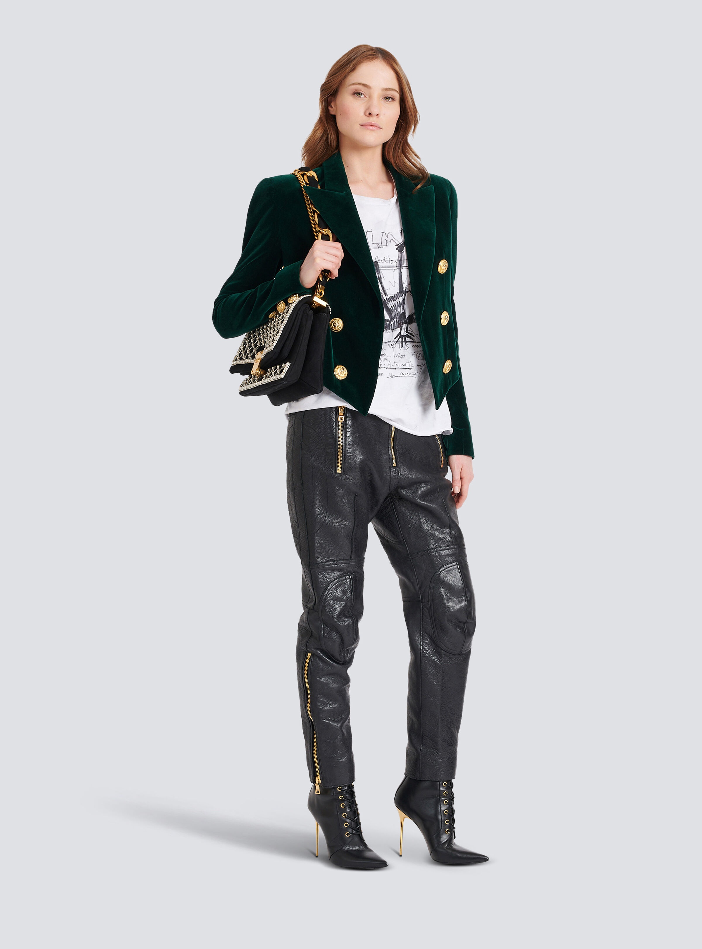Velvet spencer jacket - 2