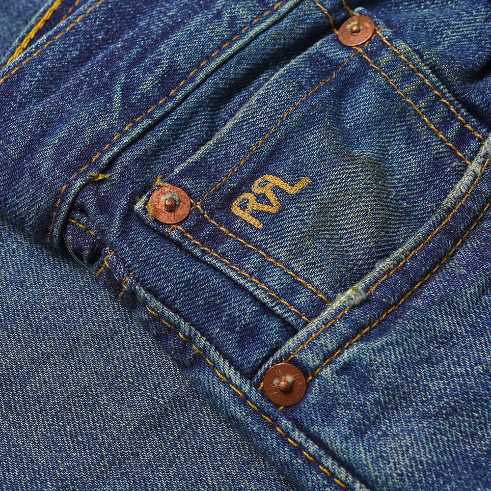 RRL Slim Narrow Selvedge Jean - 3