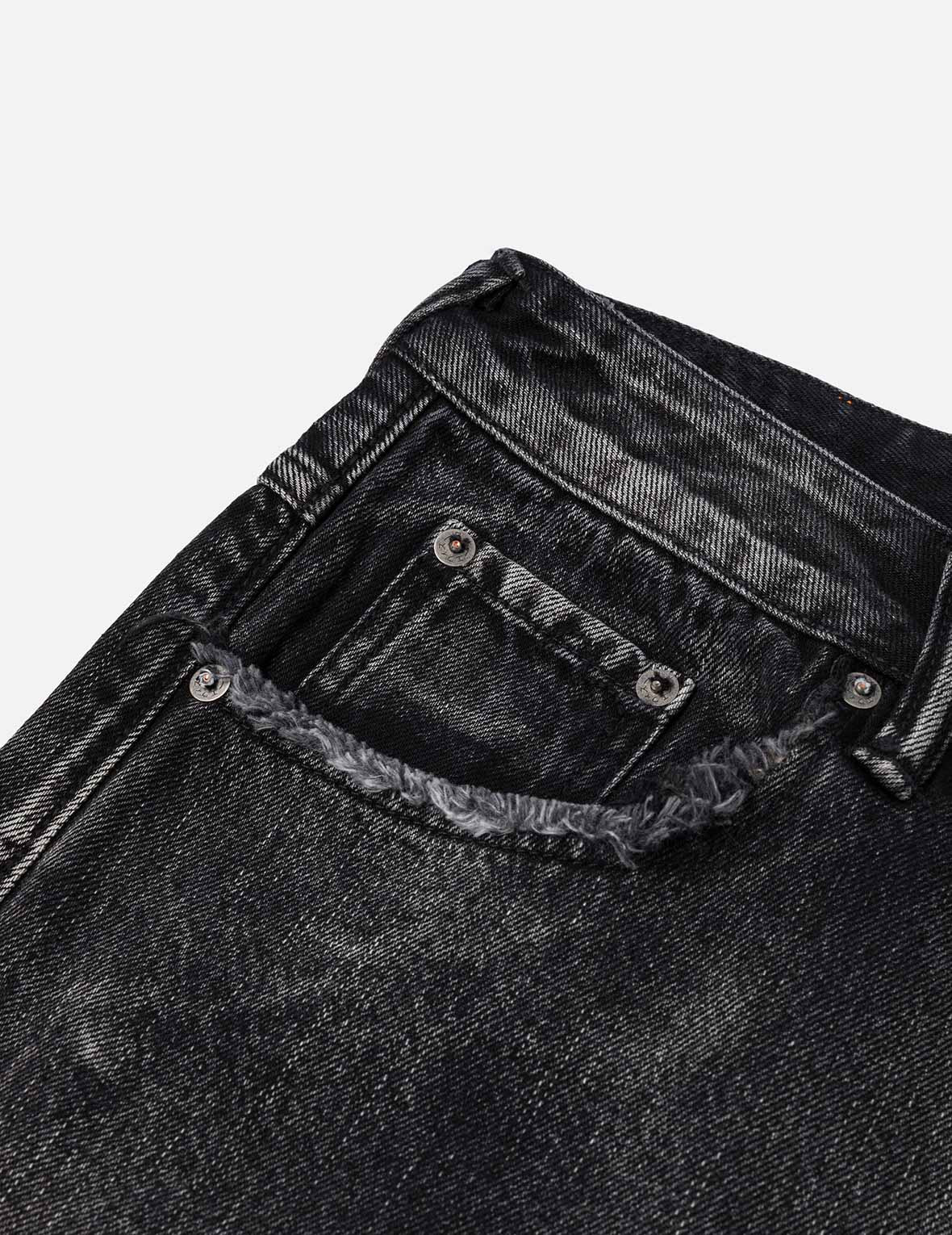 Distressed Daicock Print Fashion Fit Denim Shorts - 9