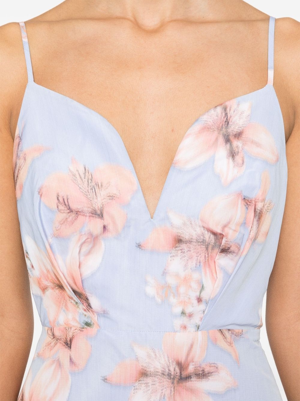 floral mini dress - 5