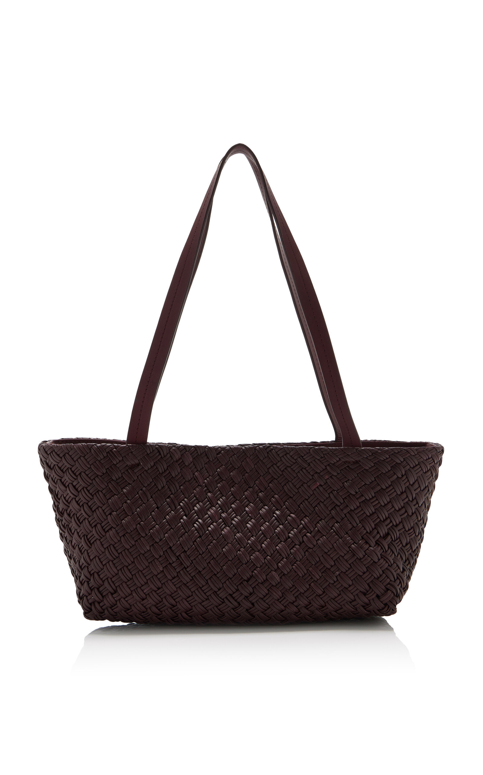 Exclusive Riviera Petit Woven Tote burgundy - 5
