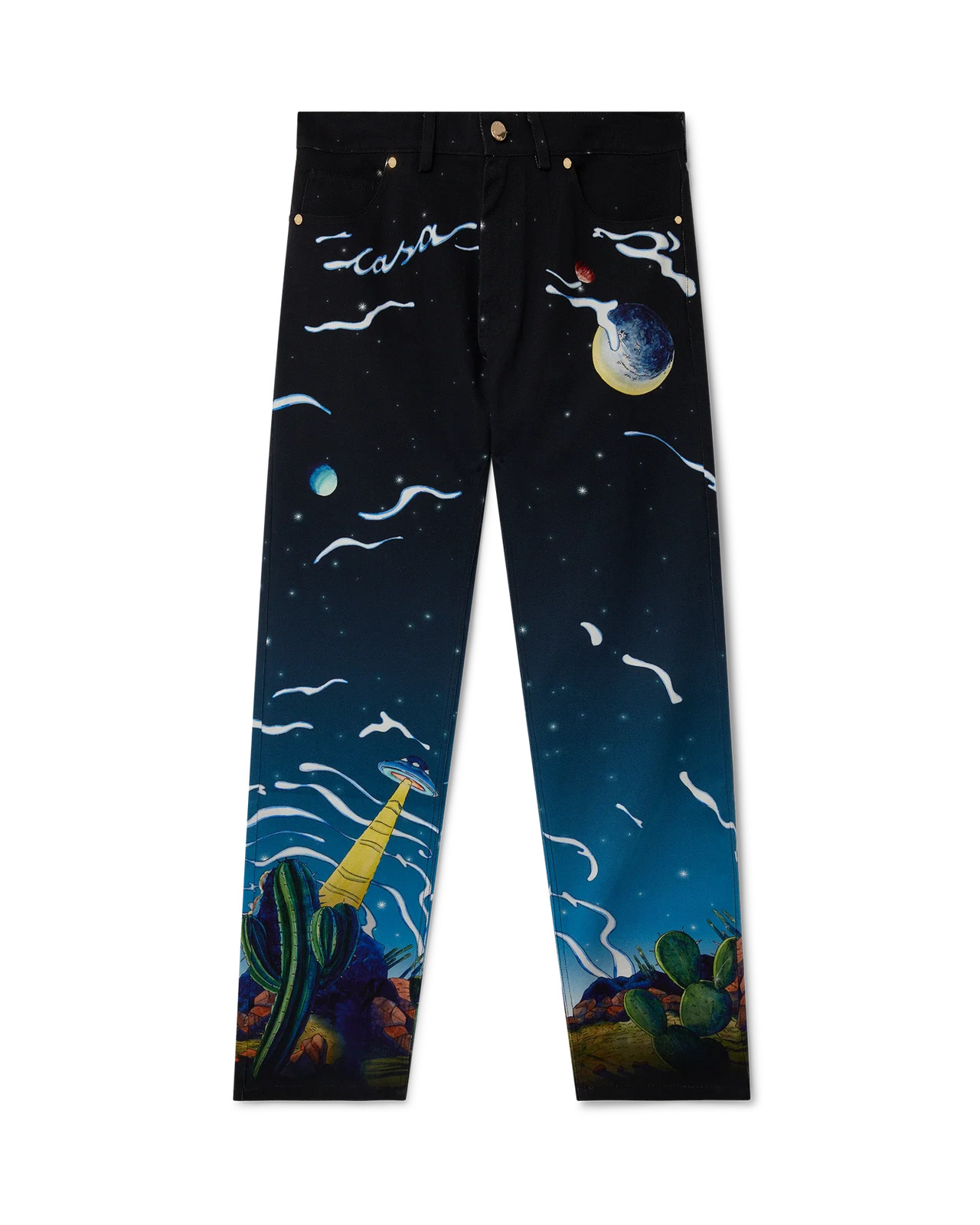 Cowboy De L'Espace Straight Leg Jeans - 1