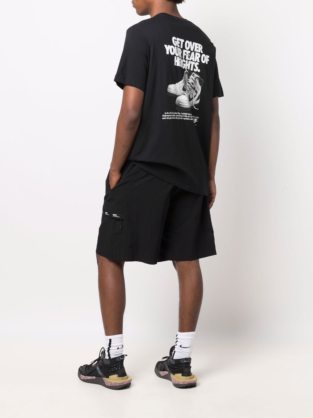 swoosh-logo print T-shirt - 2