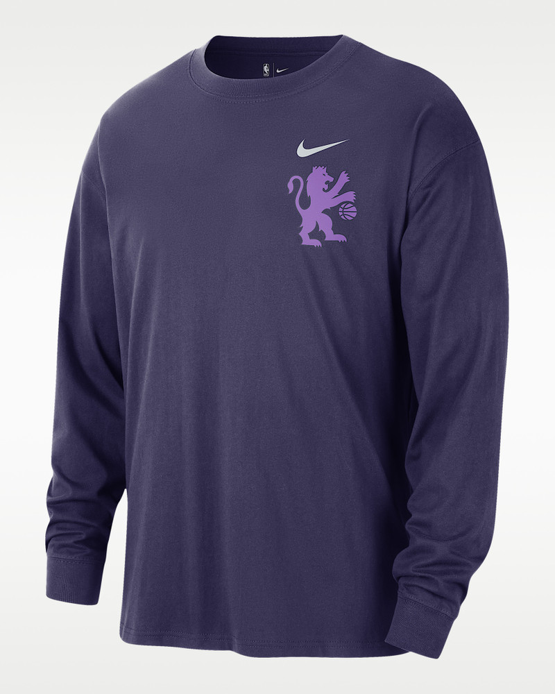 Sacramento Kings Essential City Edition Men's Nike NBA Long-Sleeve T-Shirt 1