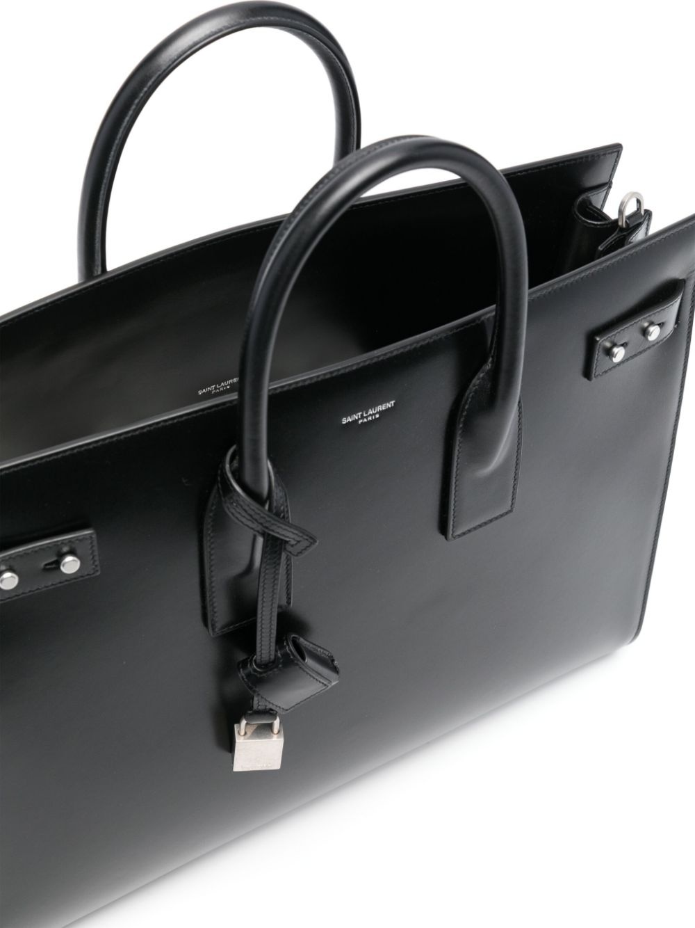 logo-debossed tote bag - 5