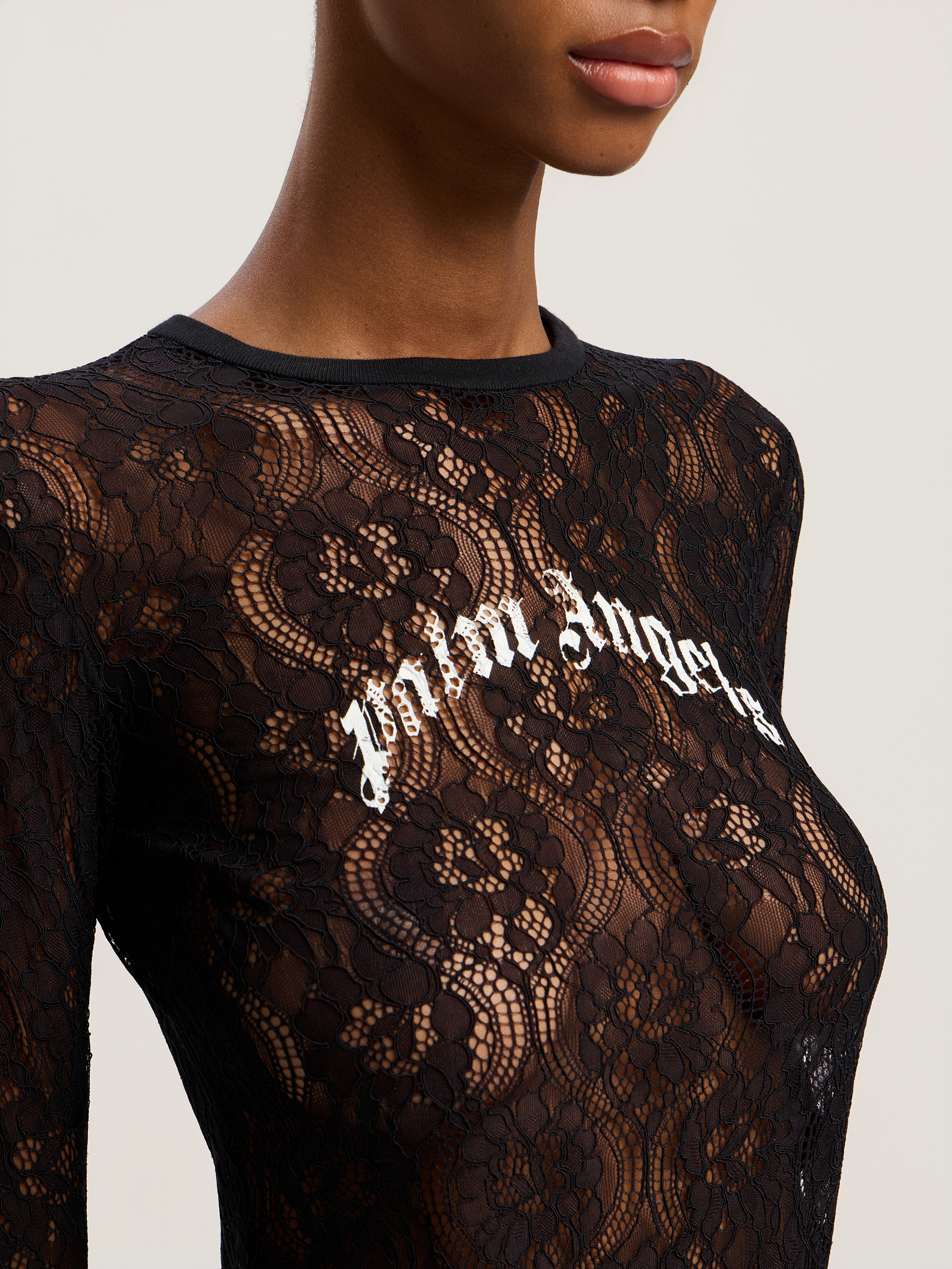 Curved Logo Lace Body - 5
