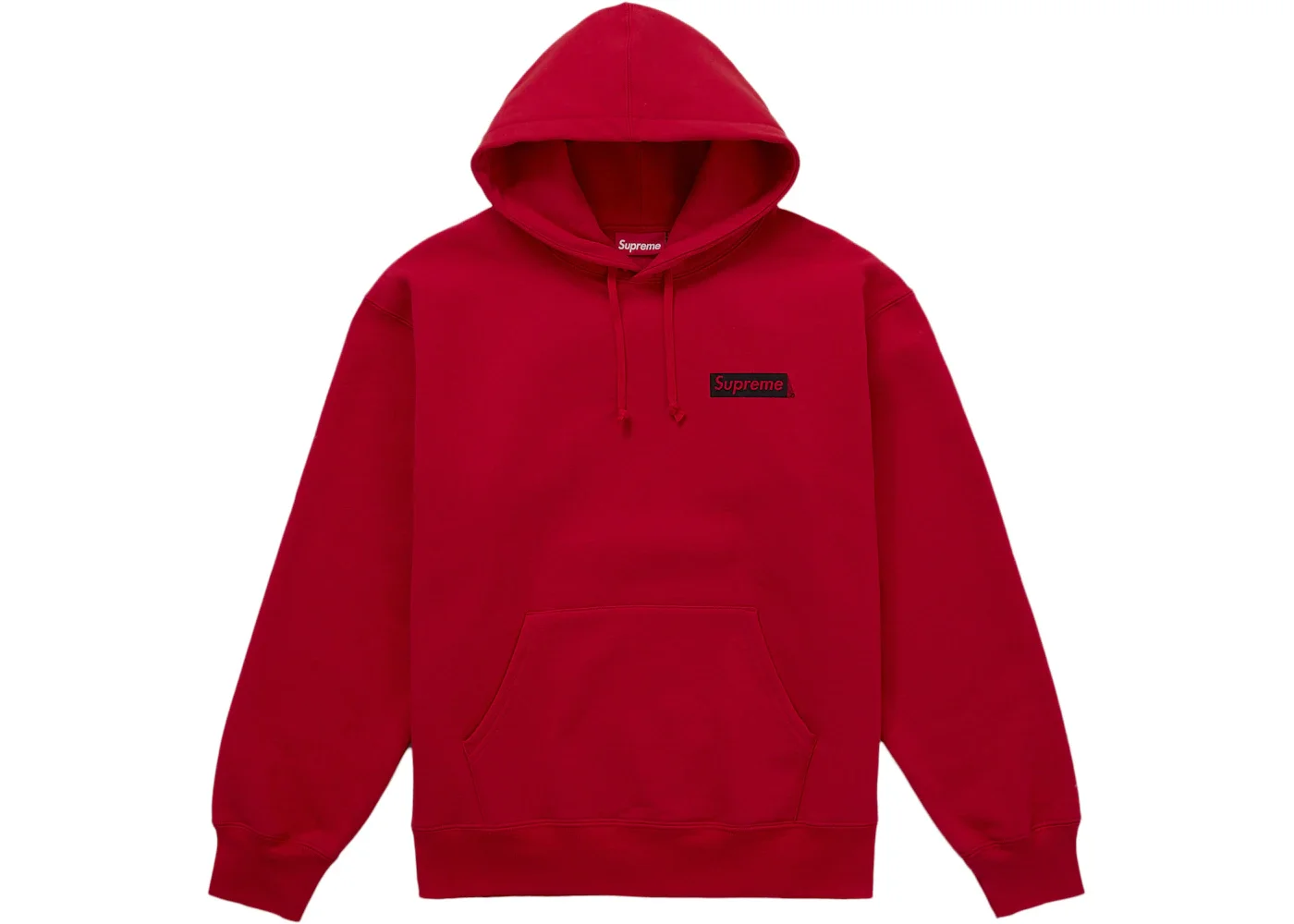 Supreme President Hooded Sweatshirt Red - 1