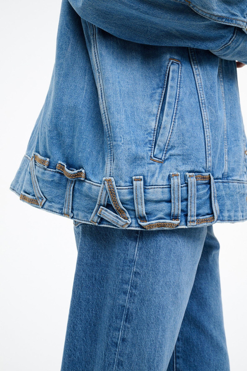 CUSTOM STAUD x C.BONZ THE BIGGEST JEAN JACKET | MID BLUE 5