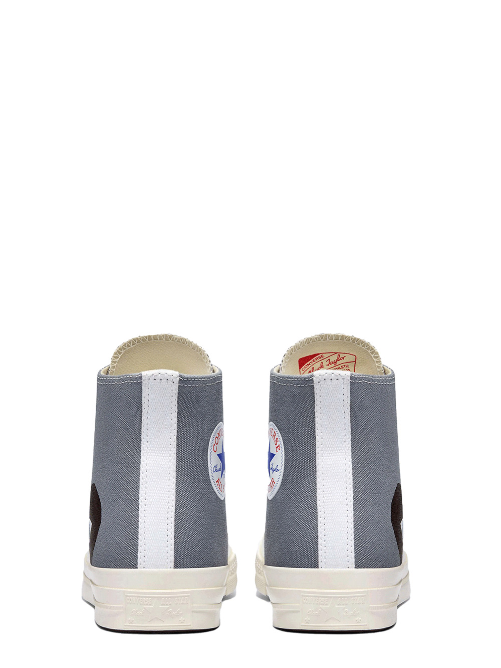 Converse Black Heart Grey High Top - 3