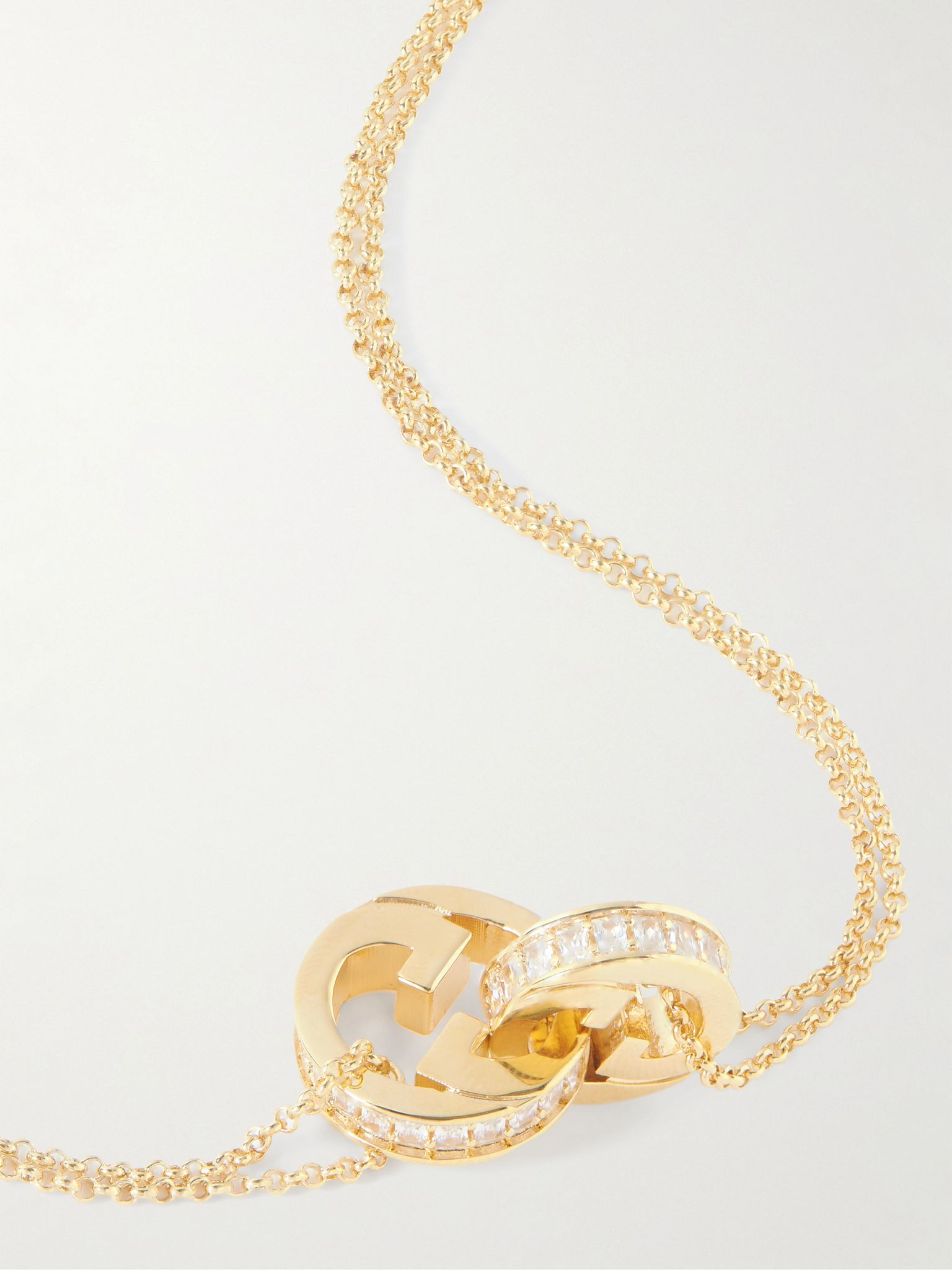 Blondie gold-tone crystal necklace Gold - 1