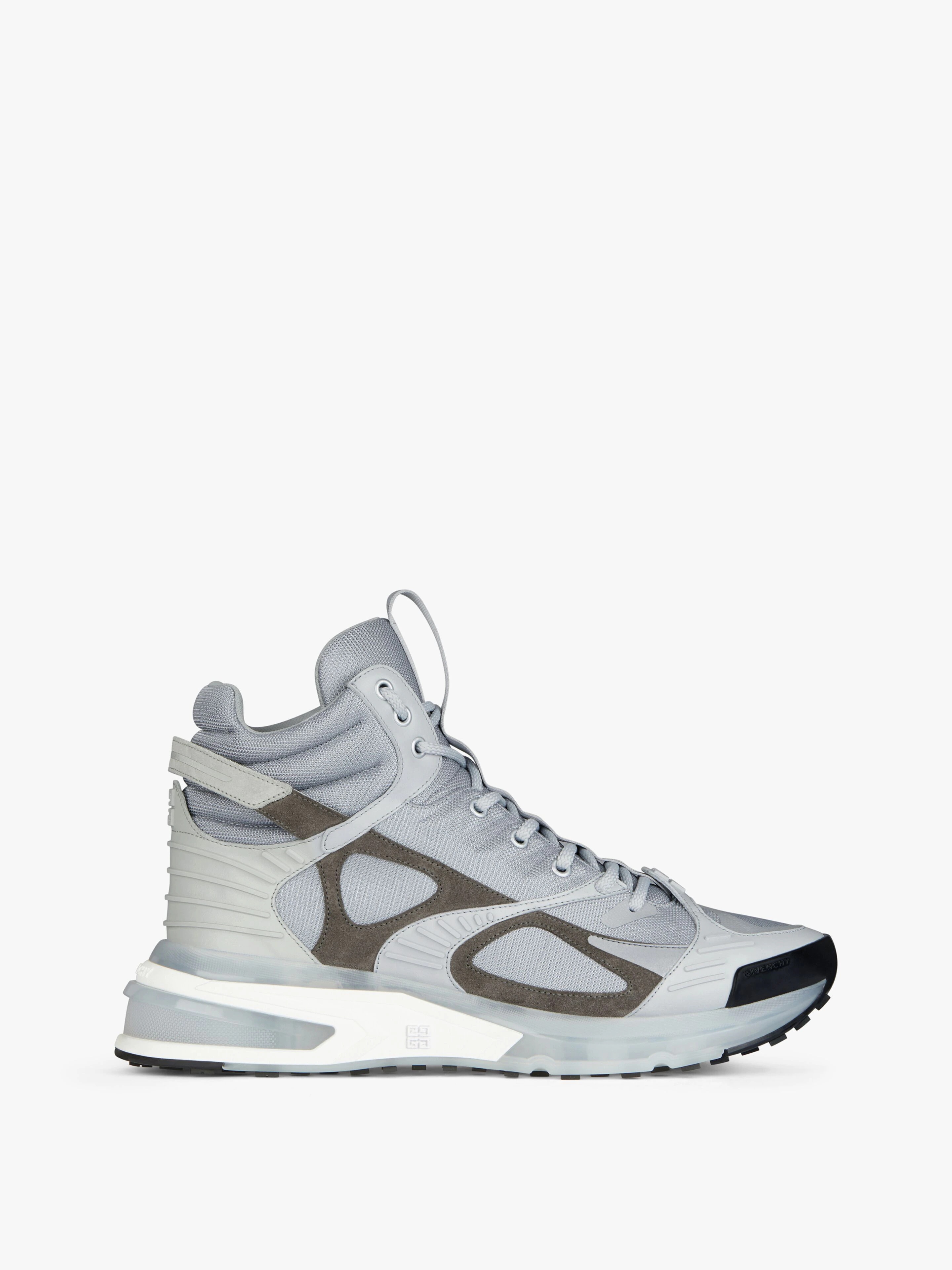 GIV 1 TR HIGH SNEAKERS IN MESH, SUEDE AND LEATHER - 1