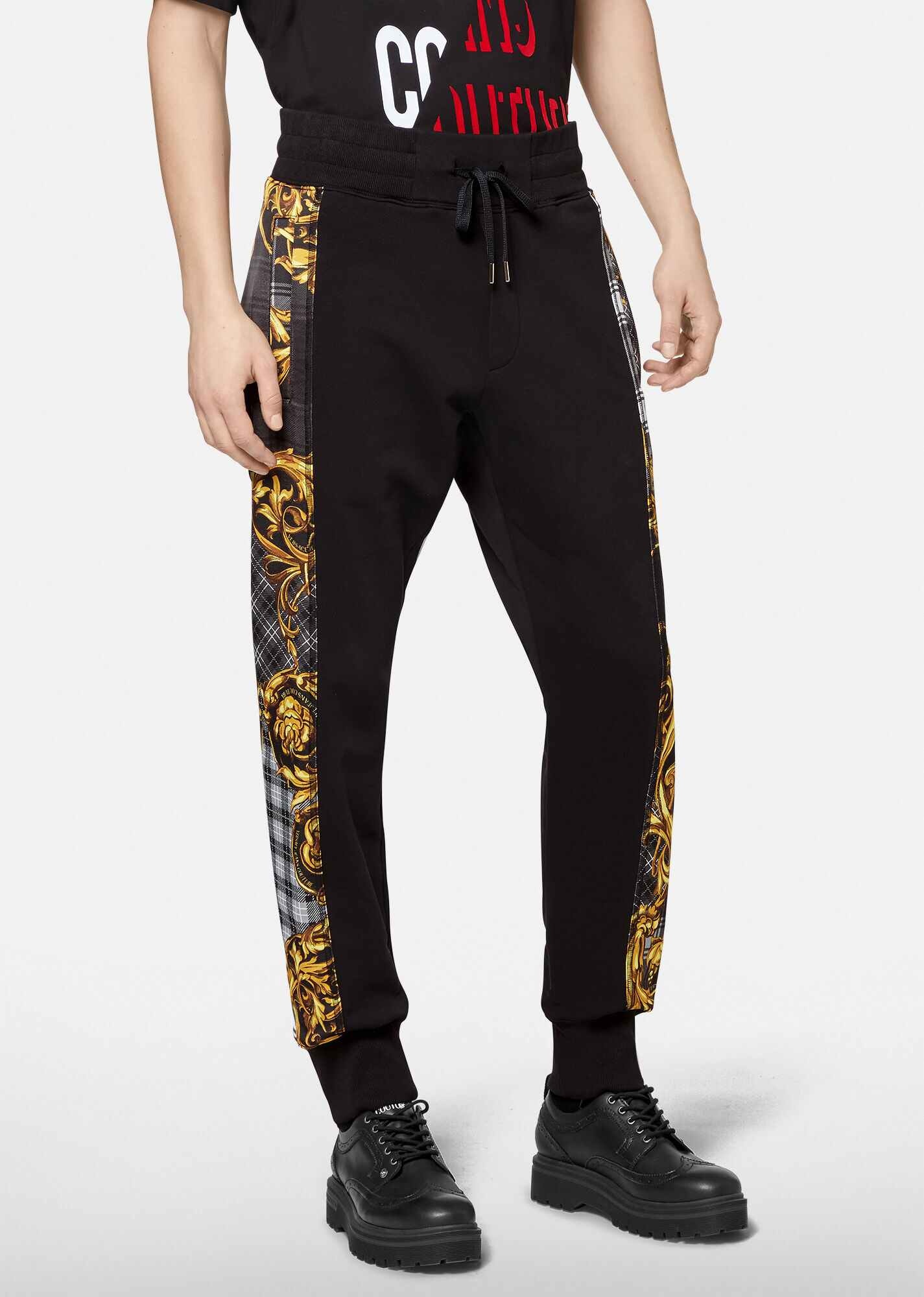 Tartan Baroque Accent Sweatpants - 2