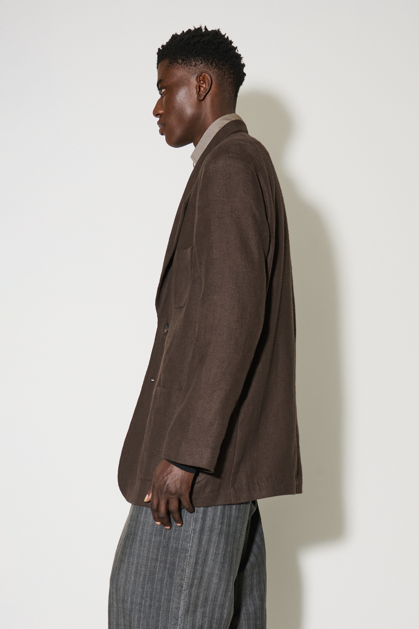 Embrace Blazer Antique Chocolate Arctic Linen - 4