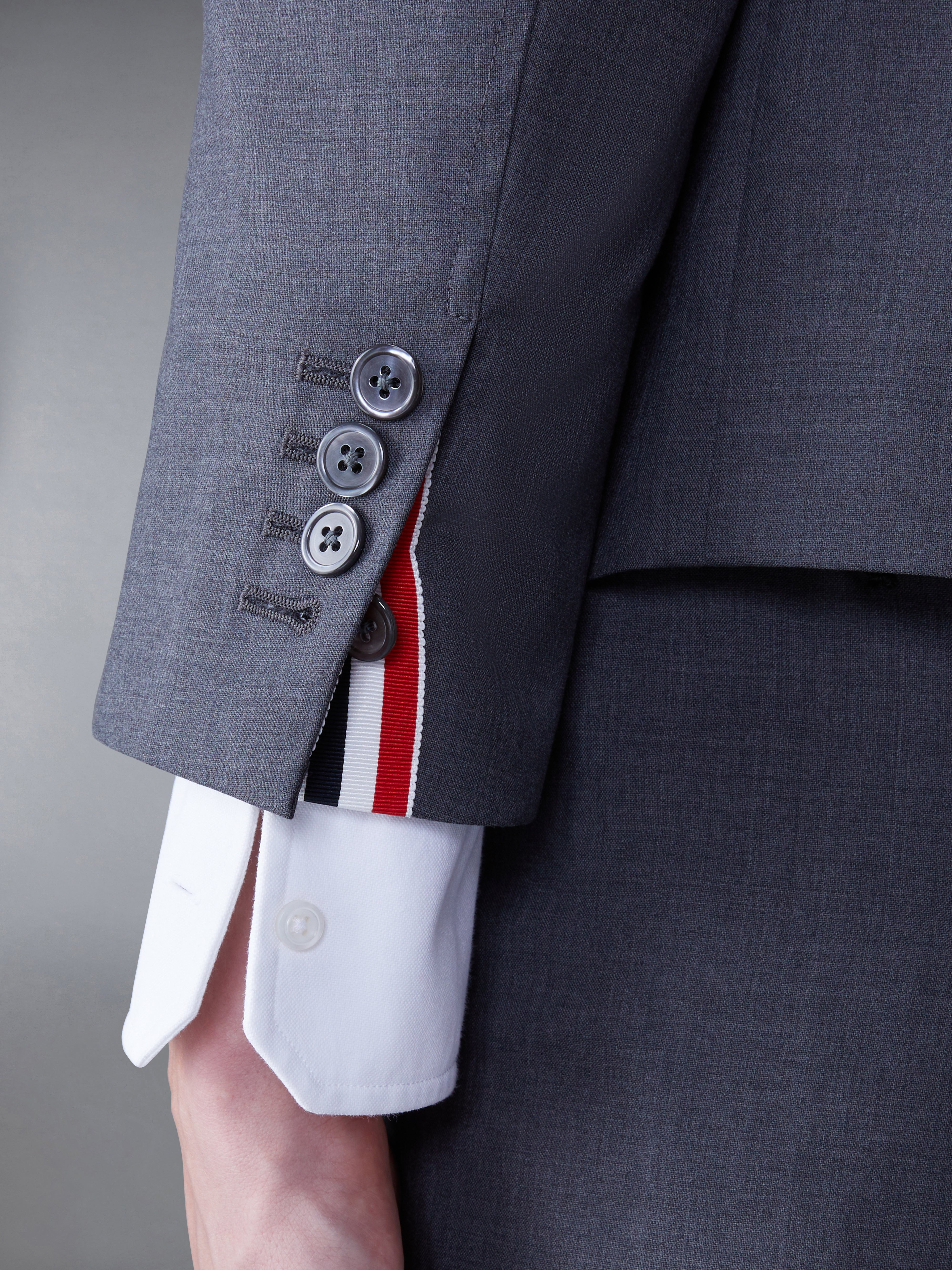 Wool 4-Bar Sack Sport Coat - 5