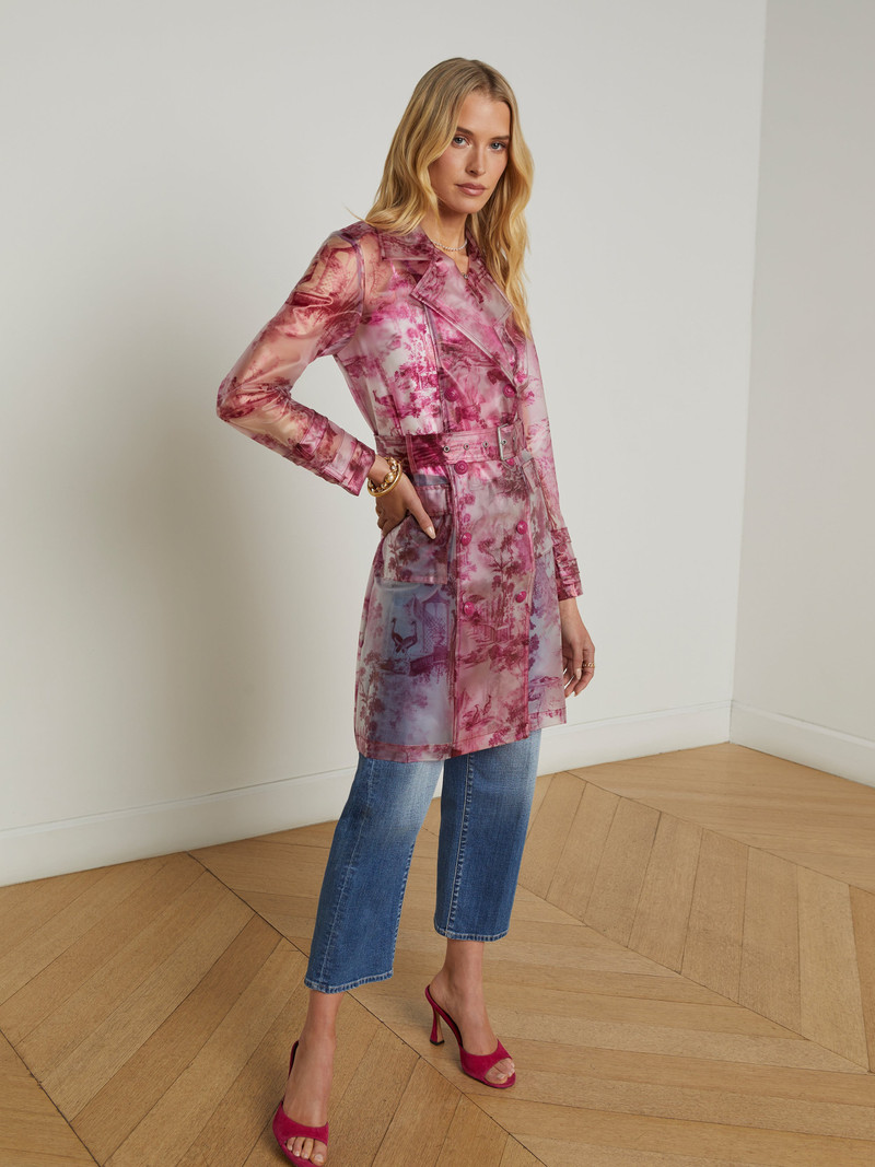 L'AGENCE Safiya Raincoat outlook