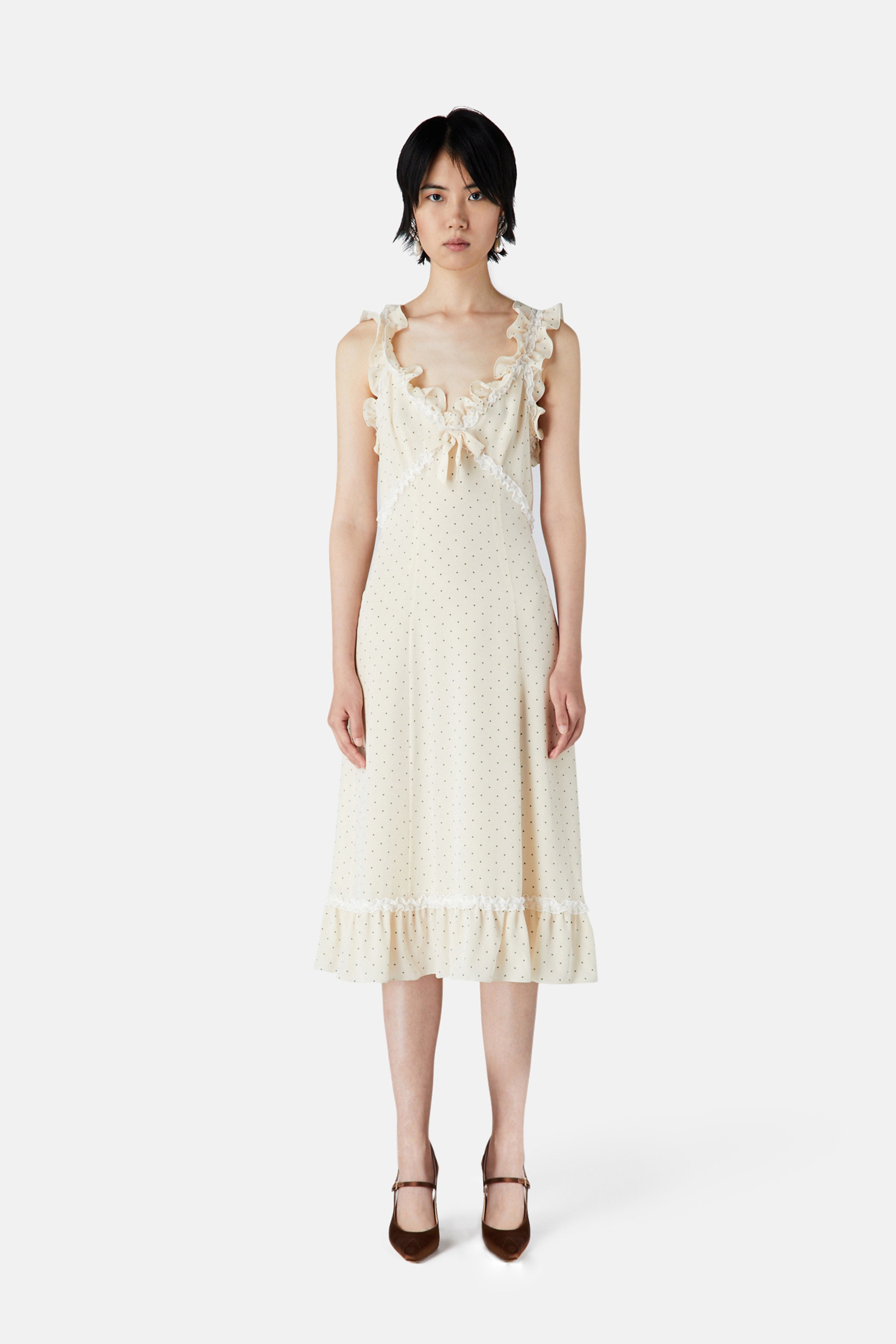 POLKA DOT SLIP DRESS - 3