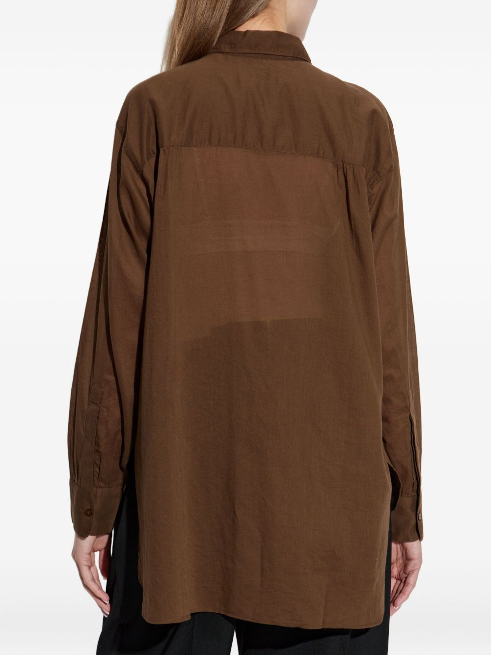 button-down cotton shirt - 4