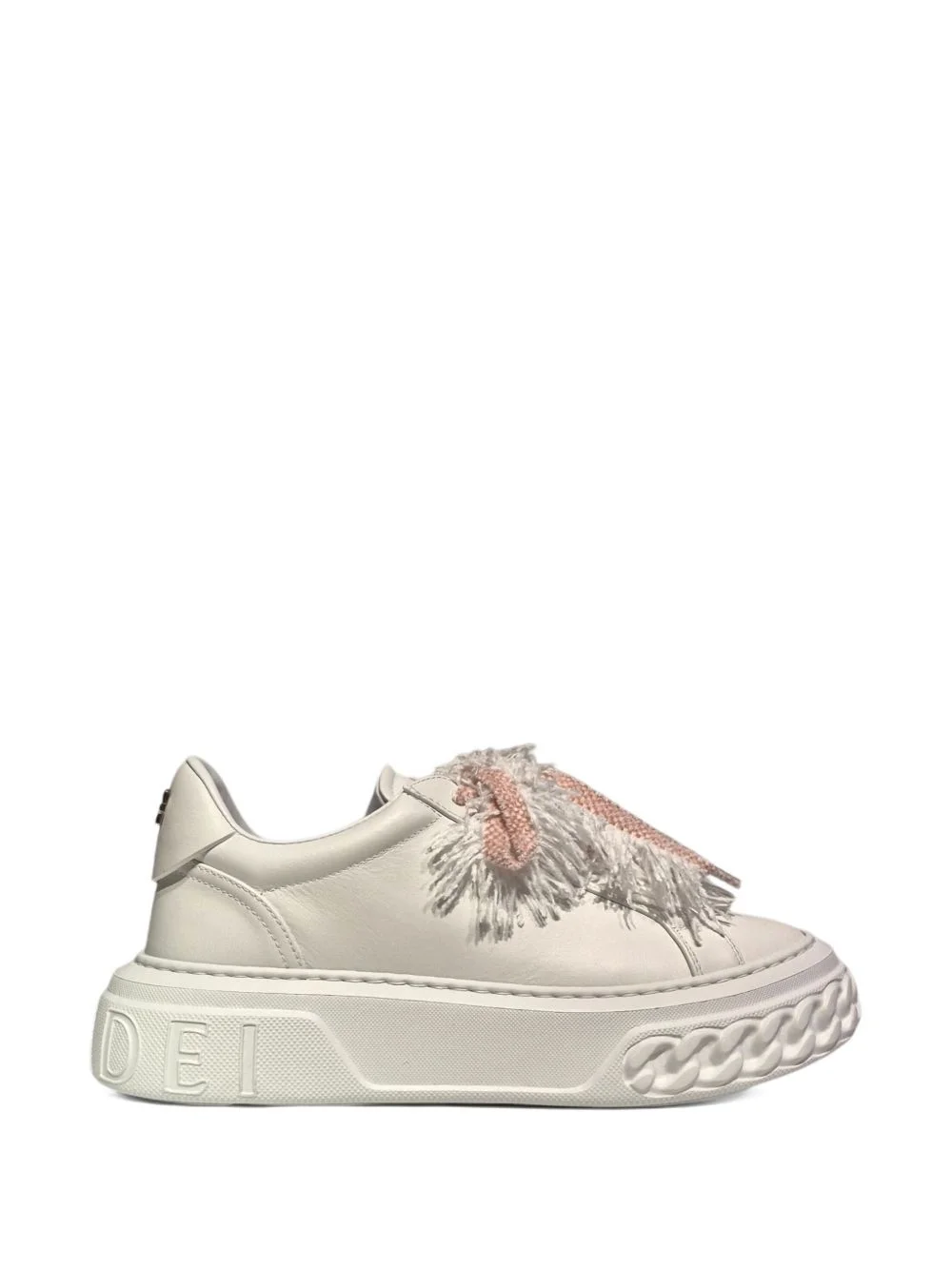 fringe platform sneakers - 1