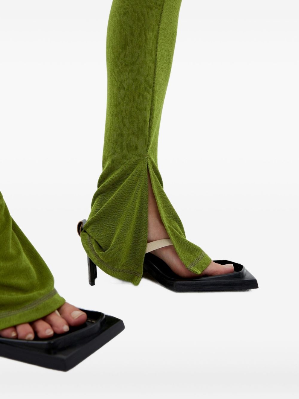 split-hem trousers - 4