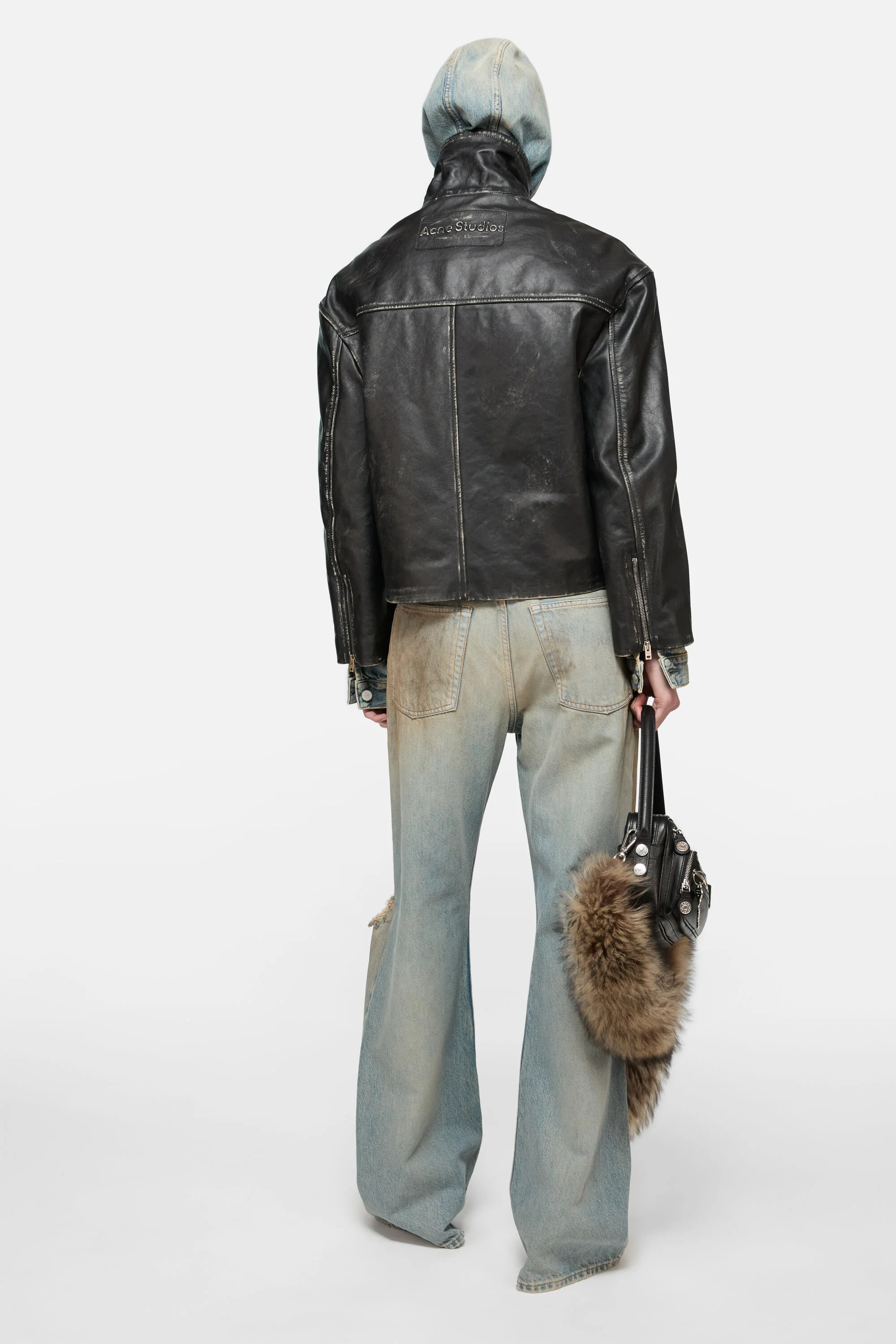 Leather jacket - Black - 3